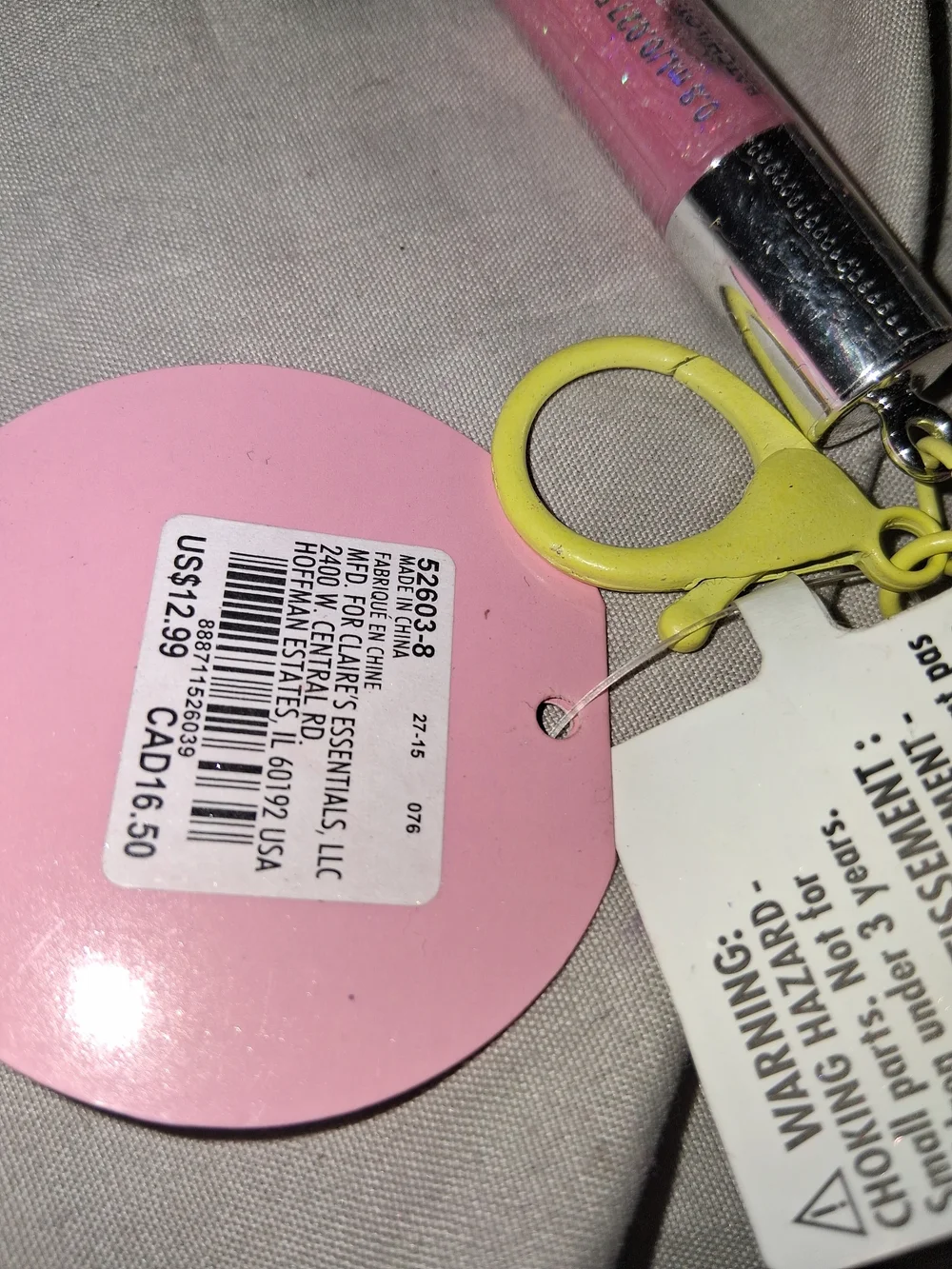 Claires sparkly brush